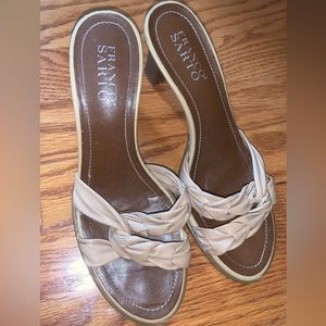 Taupe Franco Sarto Heels Size 6.5